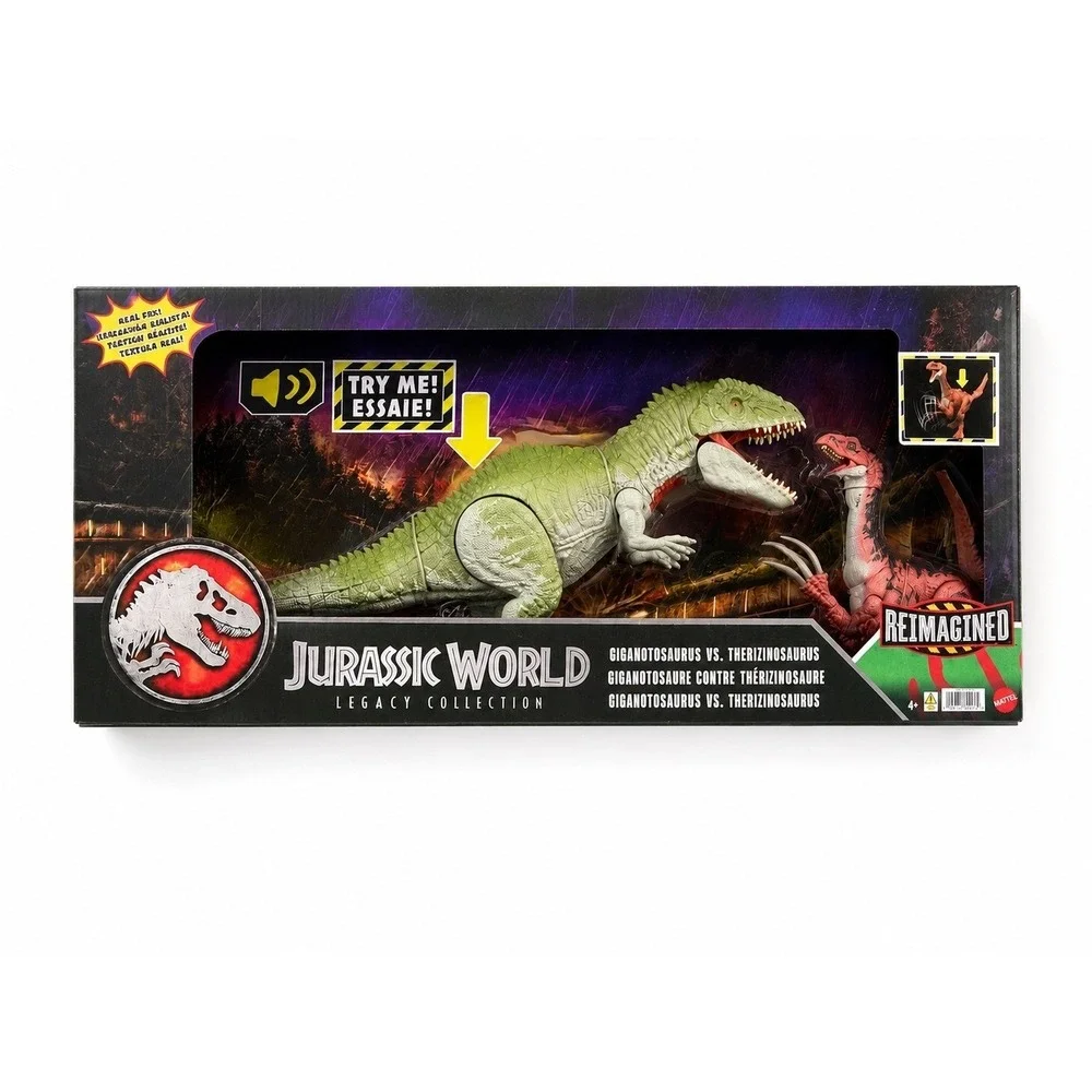 2025 Jurassic World Legacy Collection‎ Giganotosaurus vs Therizinosaurus 2 Pack